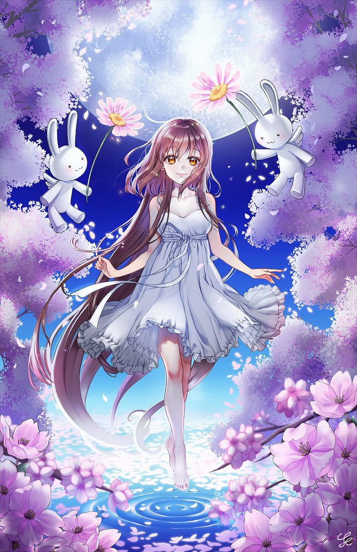 Hình ảnh hoạt hình dễ thương của cô gái có khuôn mặt xinh đẹp By <a href=